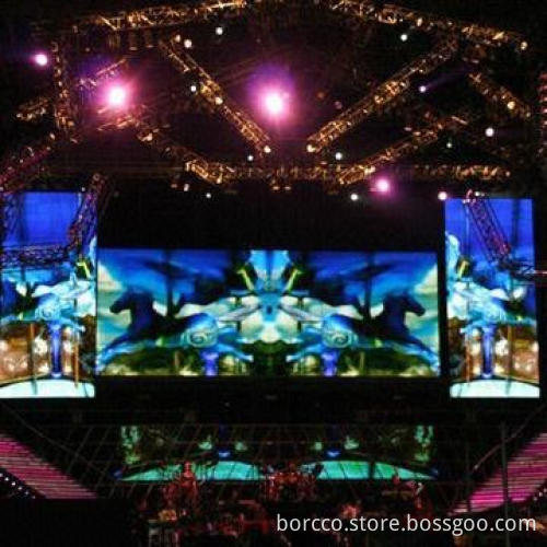 High-resolution Pixel Pitch 9.375 LED Curtain Screen with Protection Level of IP65, Used for Outdoor
